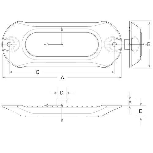 UNDERVATTENSBEL VIT 12LED HPX